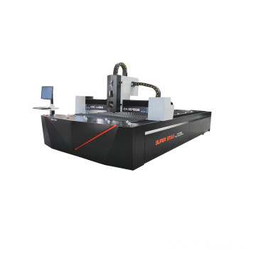 Fiber laser cutting machine with rotary device